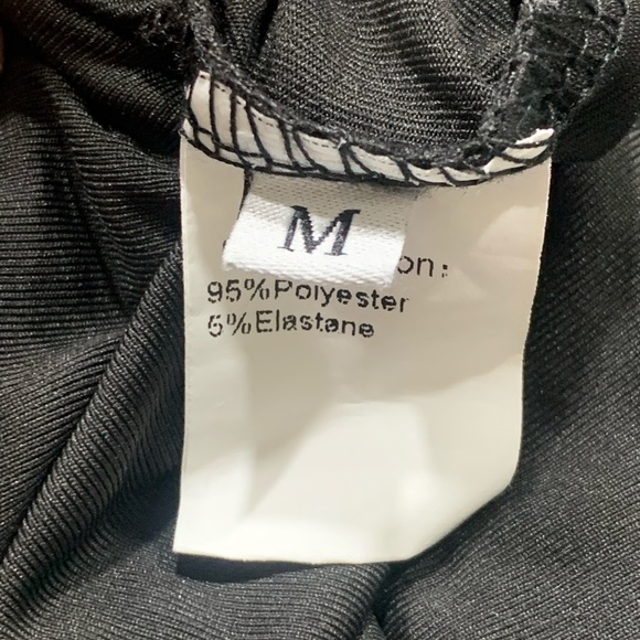 Elegant Long Dress With See-Through Waist - Black - Picture 11 of 16